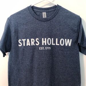 Stars Hollow Tee from Gilmore Girls Unisex Small Heather Navy